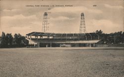 Central Park Stadium El Dorado, KS Postcard Postcard Postcard