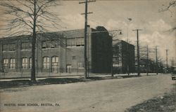 Bristol High School Pennsylvania Postcard Postcard Postcard