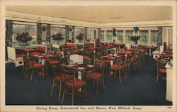 Dining Room, Homestead Inn and Annex New Milford, CT Postcard Postcard Postcard