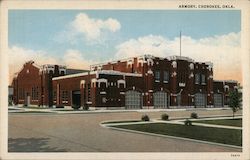 Armory Cherokee, OK Postcard Postcard Postcard