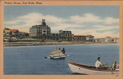 Wesley House Oak Bluffs, MA Postcard Postcard Postcard