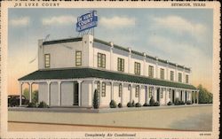 De Luxe Court Postcard