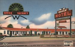 Ranch Motel Postcard