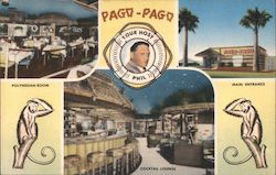 Phil's Pago-Pago Lounge and Dining Room Postcard