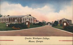 Greater Wesleyan College, Macon, Georgia Postcard