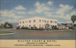 Hilltop Court & Hotel Postcard