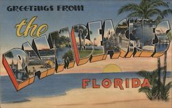 Greetings from Palm Beaches Florida Postcard Postcard Postcard