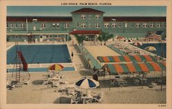 Lido Pool Palm Beach, FL Postcard Postcard Postcard