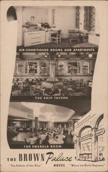 Interior Views of the Brown Palace Hotel Postcard