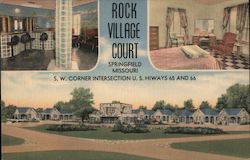 Rock Village Court Postcard