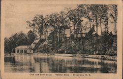 Club and Boat House Valeria Home Postcard