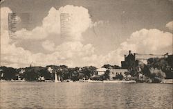 Lake Mendota and the University Madison, WI Postcard Postcard Postcard