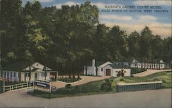 Laurel Court Motel Postcard