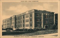 Fields Hall Girls' Dormitory, Morehead State College Postcard