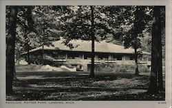 Pavilion at Potter Park Lansing, MI Postcard Postcard Postcard