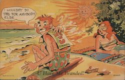 U Have Me Branded! Comic, Funny Ray Walters Postcard Postcard Postcard