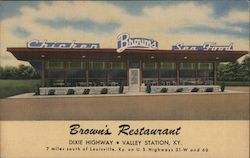 Brown's Restaurant Postcard