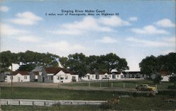 Singing River Motor Court Postcard