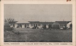 Motel Normandy Postcard