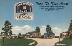 Time-To-Rest Court Postcard