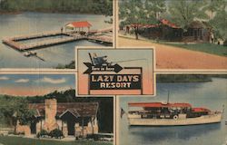 Lazy Days Resort Postcard