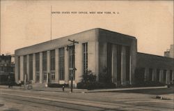 United States Post Office West New York, NJ Postcard Postcard Postcard