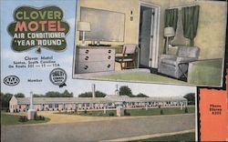 Clover Motel Postcard