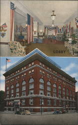 Knights of Columbus and Catholic Club Postcard