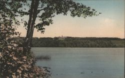 Poland Spring House From Across the Lake Maine Postcard Postcard Postcard
