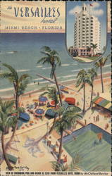 The Versailles Hotel Miami Beach, FL Postcard Postcard Postcard