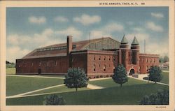 State Armory Building Postcard