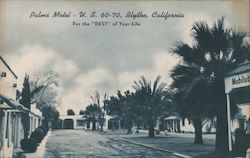 Palms Motel Blythe, CA Postcard Postcard Postcard