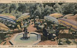 Cafe Del Rey Moro Postcard