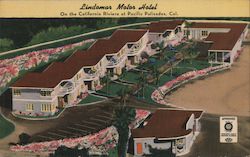 Lindomar Hotel Pacific Palisades, CA Postcard Postcard Postcard