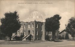 Advance Methodist Church Missouri Postcard Postcard Postcard