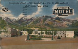 Bonneville Motel Salt Lake City, UT Postcard Postcard Postcard