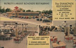 Diamonds Restaurant Villa Ridge, MO Postcard Postcard Postcard