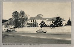 Mills Memorial Hospital Postcard