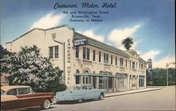 Cameron Motor Hotel Brownsville, TX Postcard Postcard Postcard