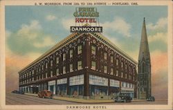 Danmoore Hotel, S.W. Morrison, From 12th to 13th Avenue Postcard