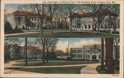 103- University of Kansas City, 5100 Rockhill Road Missouri Postcard Postcard Postcard