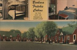 Barbara Fritchie Tourist Cabins Frederick, MD Postcard Postcard Postcard