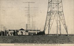 Radio Central Station, Long Island Postcard