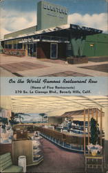 On the World Famous Restaurant Row Postcard