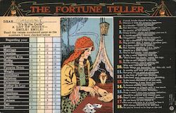 The Fortune Teller Postcard Fortune Tellers Postcard Postcard Postcard