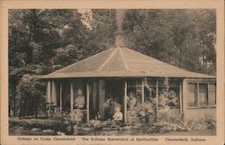 Cottage at Camp Chesterfield, The Indiana Association of Spiritualists Postcard