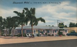 Shamrock Motel Postcard