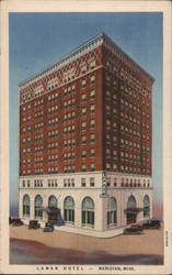 Lamar Hotel Meridian, MS Postcard Postcard Postcard