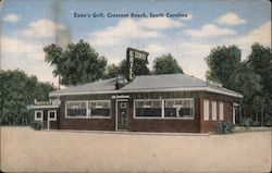 Zane's Grill Crescent Beach, SC Postcard Postcard Postcard