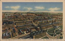 Birds-Eye View of Endicott-Johnson Factories Located at Endicott-Johnson City Postcard